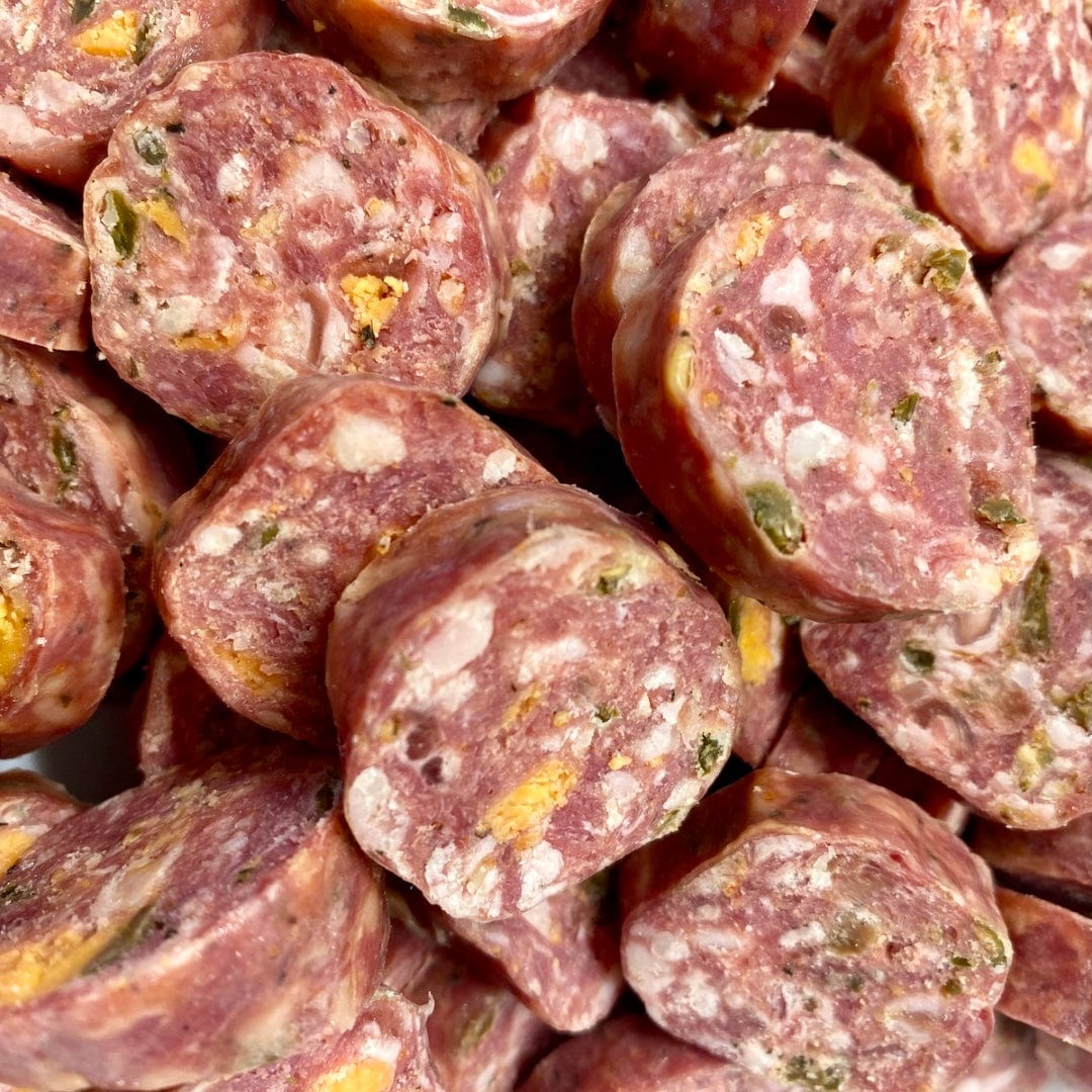 Null Ridge Premium Beef LLC Smoked Wagyu Beef Jalapeno & Cheese Sausage