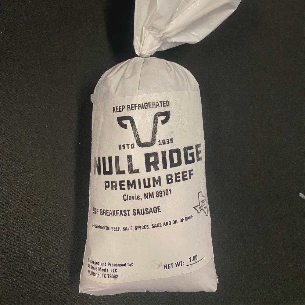 Beef Breakfast Sausage Hot or Mild